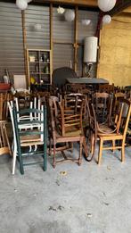 Opkoper gezocht, 80+ vintage stoelen, Ophalen, Gebruikt, Stof, Vintage brocante antiek