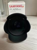 Samyang lens f1.4 / 50 mm voor Pentax, Ophalen of Verzenden, Zo goed als nieuw, Standaardlens