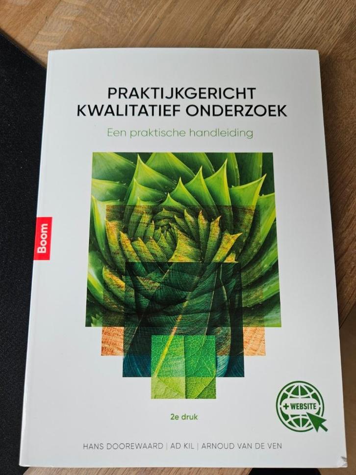 Praktijkgericht kwalitatief onderzoek - 2e druk, Boeken, Studieboeken en Cursussen, Zo goed als nieuw, HBO, Beta, Ophalen of Verzenden