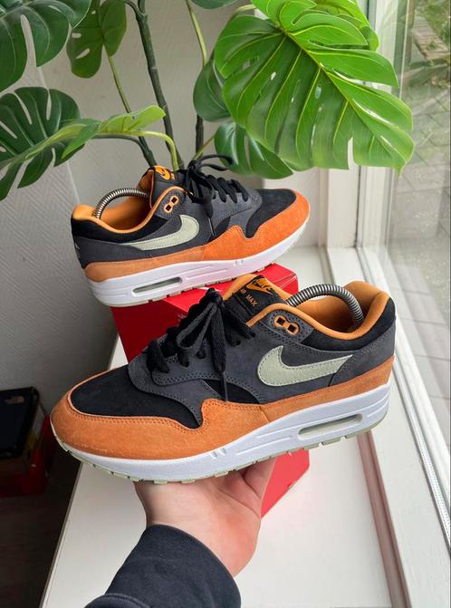 Nike Air Max 1 Premium Ugly Duck Honeydew, Kleding | Heren, Schoenen, Zo goed als nieuw, Sneakers of Gympen, Overige kleuren, Verzenden