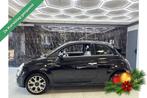 Fiat 500C 0.9 TwinAir Turbo Lounge Cabrio (bj 2014), Auto's, Fiat, Parkeersensor, Gebruikt, Cabriolet, Leder en Stof
