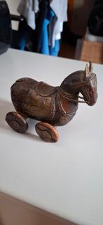handgesneden, houten Rajasthani paard, Marwari, Ophalen of Verzenden