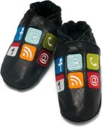 Koopje! Zwarte babyslofjes van Baby Dutch social media, Ophalen of Verzenden, Nieuw, Jongetje of Meisje, Slofjes