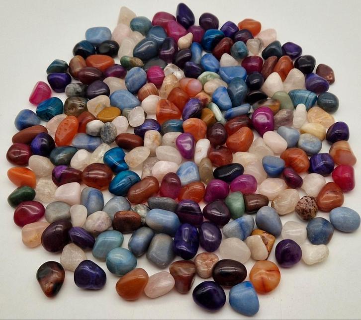 Partij Trommelstenen mix 1-3cm € 15,- p.kg., Sieraden, Tassen en Uiterlijk, Edelstenen, Nieuw, Ophalen of Verzenden