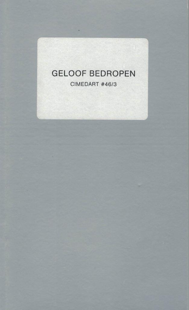 CIMEDART - Nr. 46/3 - Geloof bedropen., Boeken, Filosofie, Zo goed als nieuw, Ophalen of Verzenden