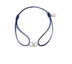 Valentino Garavani VLogo Armband Blauw Unisex, Verzenden, Blauw, Overige materialen