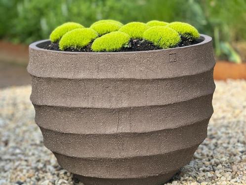 Atelier Vierkant terraspotten, Tuin en Terras, Bloempotten, Nieuw, Aardewerk, Binnen, Balkon, Tuin, 40 tot 70 cm, 40 cm of meer