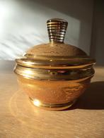 Art Deco transparant & goud glas BOOM bonbonnière Booms glas, Antiek en Kunst, Antiek | Glas en Kristal, Ophalen of Verzenden