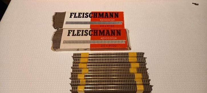 Fleischmann piccolo rails N spoor, Hobby en Vrije tijd, Modeltreinen | N-Spoor, Zo goed als nieuw, Rails, Gelijkstroom, Fleischmann