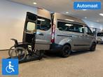 Ford Transit Custom L1H2 Rolstoelbus Automaat (airco), Auto's, Bestelauto's, Automaat, 12 maanden, Stof, 4 stoelen