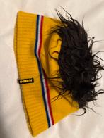 Gele Jumbo Pet met Haar, Jumbo, One size fits all, Ophalen of Verzenden, Pet