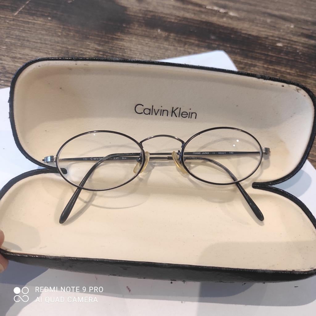 Calvin Klein Bril - Vintage Stijl original FRAME  JAPAN, Ophalen of Verzenden