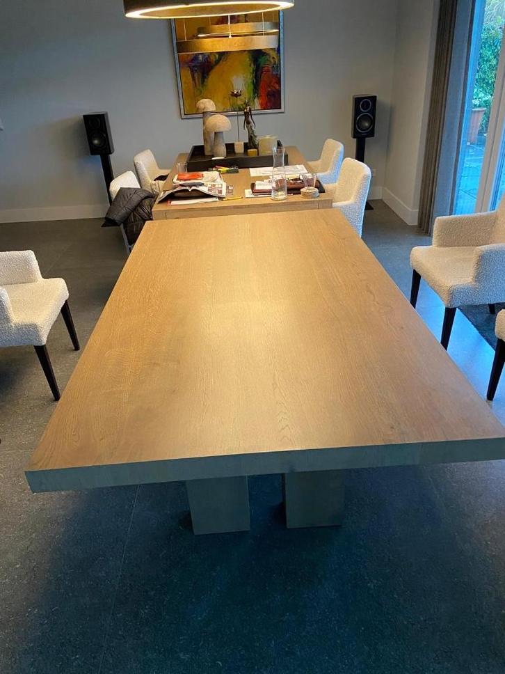 2 van Rossum eettafels, model Lof, Huis en Inrichting, Tafels | Eettafels, Gebruikt, 100 tot 150 cm, 200 cm of meer, Vijf personen of meer