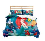 Dekbedovertrek zeemeermin Ariel, Dekbedovertrek, Nieuw, Ophalen of Verzenden, Jongetje of Meisje