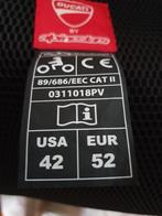 Ducati leren jas Alpinestars Speed Evo C1 z.g.a.n. maat 52, Motoren, Kleding | Motorkleding, Ophalen, Tweedehands, Jas | leer