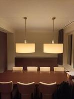 Tweemaal lampenkap met armatuur, Gebruikt, 50 tot 75 cm, Ophalen of Verzenden, Metaal