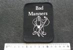 Bad Manners vintage 80's patch  ska, Verzenden, Nieuw, Kleding