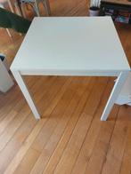 Witte tafel Vihals, Huis en Inrichting, Tafels | Eettafels, Ophalen, Vierkant, 50 tot 100 cm, 50 tot 100 cm