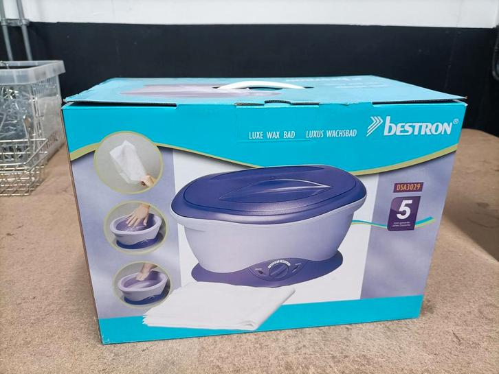 Bestron Luxe Paraffine Wax Bad - Nieuw in doos!, Witgoed en Apparatuur, Persoonlijke-verzorgingsapparatuur, Nieuw, Hand- en Voetverzorging