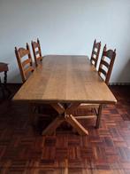 Eetkamer tafel 180 x 92 76 hoog met 6 stoelen. Kan voor een., Huis en Inrichting, Complete eetkamers, Ophalen, Gebruikt, Klassiek