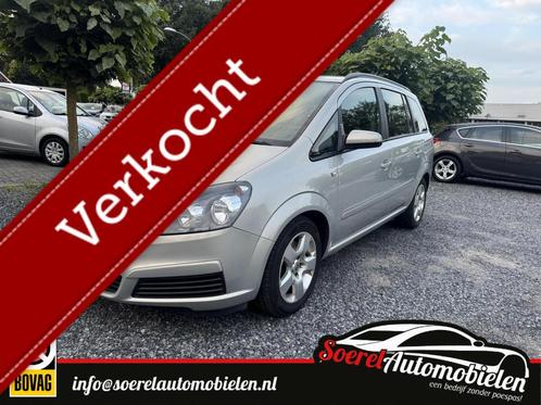 Opel Zafira 2.2 Enjoy, 7 pers 151978km airco trekhaak boekje, Auto's, Opel, Bedrijf, Zafira, ABS, Airbags, Airconditioning, Alarm