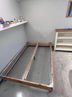 IKEA bed 140x200 cm compleet met pocketvering matras, Huis en Inrichting, Slaapkamer | Bedden, Ophalen, Bruin, 140 cm, Zo goed als nieuw