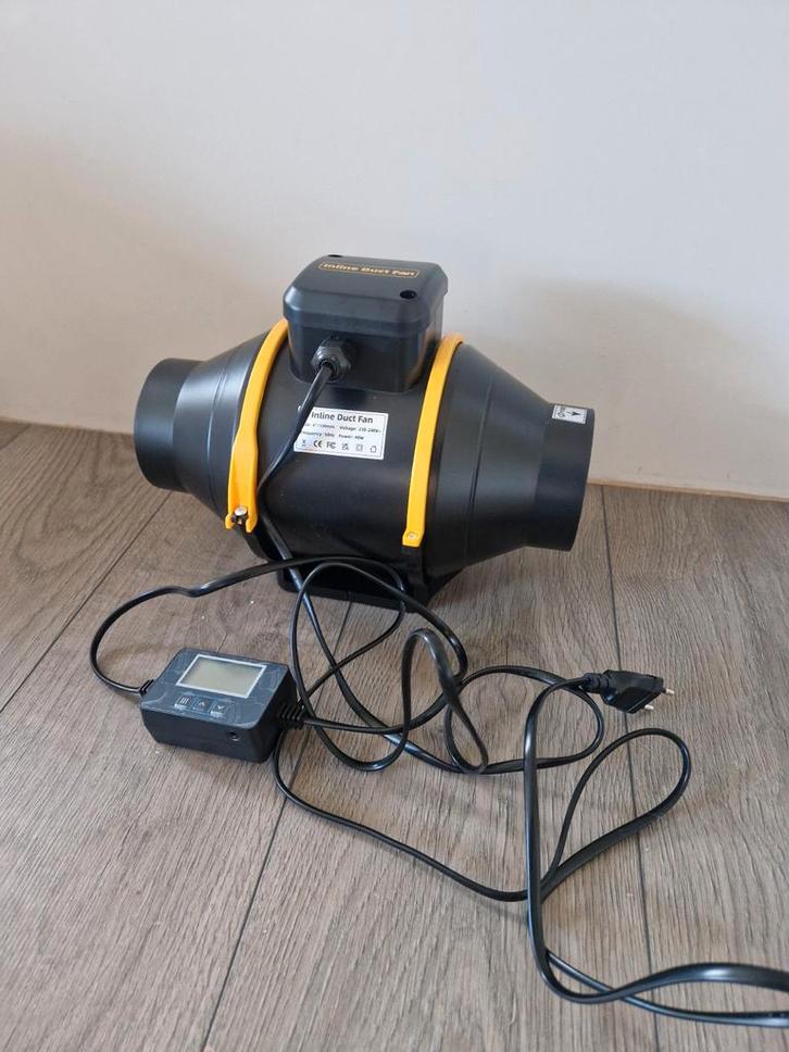 QiCrafe 100mm Intelligente Afzuiger, Doe-het-zelf en Verbouw, Ventilatie en Afzuiging, Zo goed als nieuw, Afzuiger, Ophalen of Verzenden