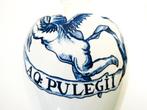 Delftsblauwe Apothekerspot "Aqua Pulegii" vlooienkruid kruik, Antiek en Kunst, Ophalen of Verzenden