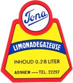 Oud limonade etiket Arnhem, Ophalen of Verzenden, Gebruikt, Overige typen