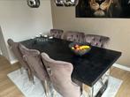 Eetstoelen 6 Stuks. ZGAN, Huis en Inrichting, Stoelen, Ophalen, Overige kleuren, Zo goed als nieuw, Stof