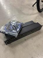 TP-Link 24p Gigabit Switch + Digitus 24p Patchpanel, Computers en Software, Netwerk switches, Ophalen of Verzenden, Zo goed als nieuw