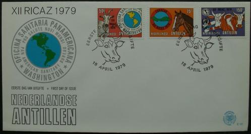 Nederlandse Antillen FDC E-121 - Mond- en Klauwzeer, Postzegels en Munten, Postzegels | Eerstedagenveloppen, Onbeschreven, Rest van de wereld