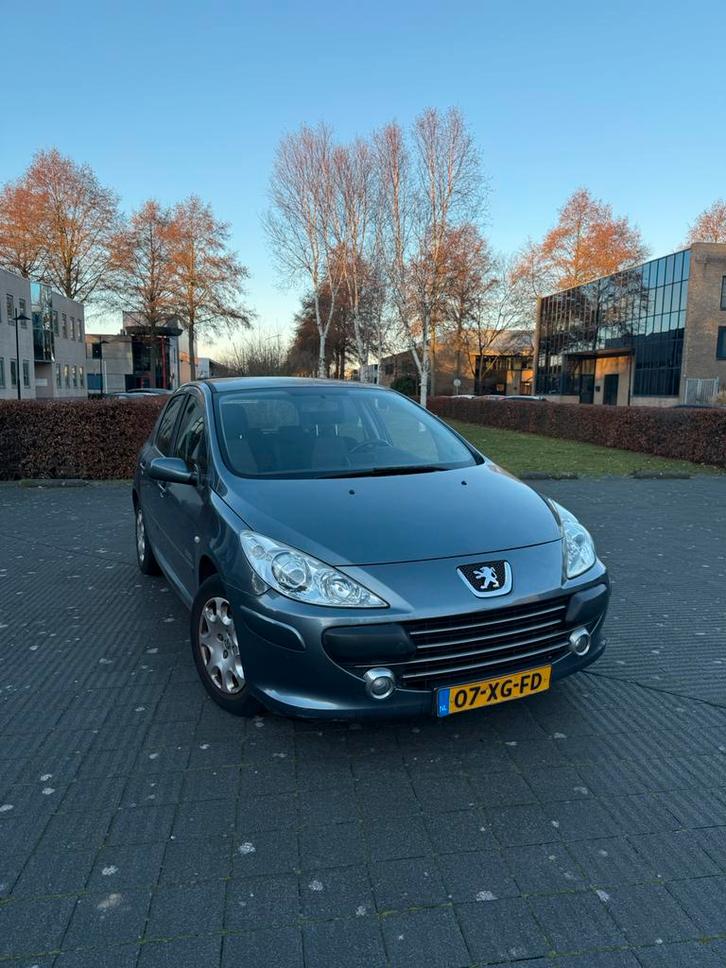 Peugeot 307 1.6 16V 5DR 2007 Grijs, Auto's, Peugeot, Bedrijf, Benzine, D, Hatchback, Handgeschakeld, Origineel Nederlands, Zilver of Grijs