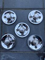 5 x Vintage ALFA ROMEO 105 metalen wieldoppen met embleem, Auto diversen, Ophalen of Verzenden