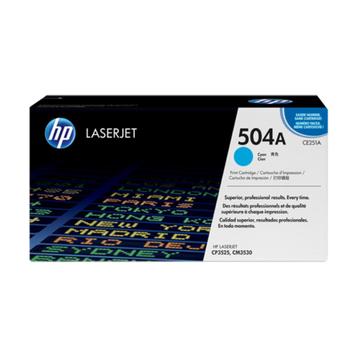 HP 504A (CE251A) toner cyaan (origineel) beschikbaar voor biedingen