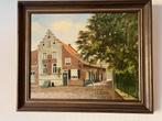 Ravenstein schilderij op linnen, Nieuwstraat, Antiek en Kunst, Kunst | Schilderijen | Klassiek, Ophalen of Verzenden