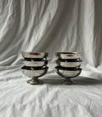 Vintage Franse RVS klassieke bistro ijscoupes Letang & Remy, Huis en Inrichting, Keuken | Servies, Ophalen, Overige materialen