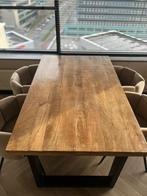 eettafel +salon tafel +schoenen kast +2 lampen, Ophalen, Zo goed als nieuw, Rechthoekig, 50 tot 100 cm