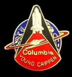 Columbia Young Crippen pin-emaille, Verzenden, Nieuw, Transport, Speldje of Pin