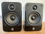Q-Acoustics speakers zwart hoogglans, Audio, Tv en Foto, Luidsprekers, Gebruikt, 120 watt of meer, Front, Rear of Stereo speakers