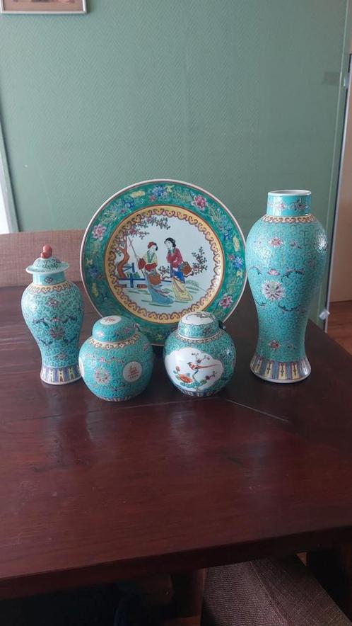 Paynan Jingdezhen 1950 Chinese set vintage Zie merk, Antiek en Kunst, Antiek | Porselein, Ophalen of Verzenden