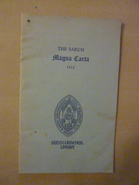 Elsie Smith - The sarum Magna carta, Ophalen of Verzenden, Gelezen