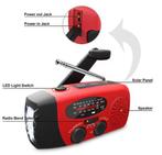 Noodradio met Zonnepaneel, Powerbank & Zaklamp Nu €19,95!, Verzenden, Zo goed als nieuw, Radio