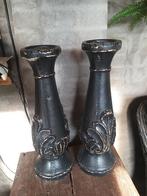 Hoge zwarte kandelaar, Ophalen of Verzenden