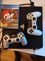PS4 Pro met 2TB SSD, 2 controllers, muurbeugel en games, Gebruikt, Met 2 controllers, Ophalen of Verzenden, 1 TB
