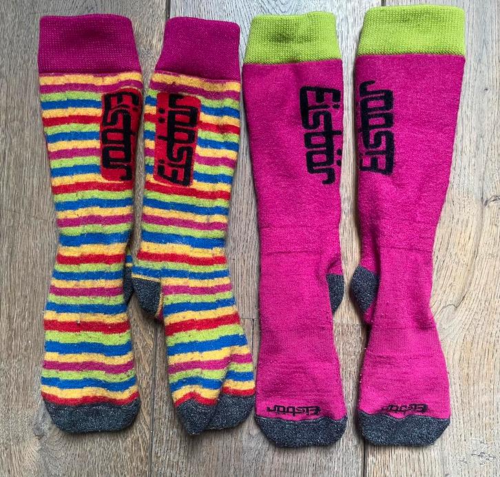 Wintersport skisokken Eisbär maat 31-34 2 paar, Sport en Fitness, Skiën en Langlaufen, Gebruikt, Kleding, Overige merken, Minder dan 100 cm