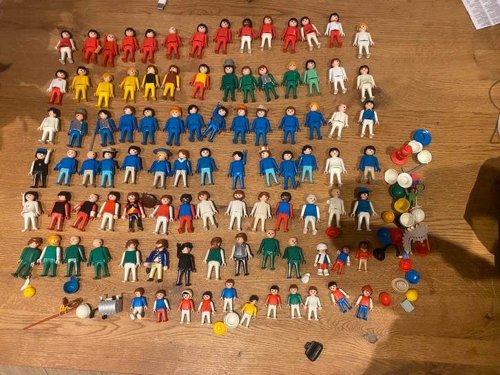 Playmobil poppetjes verzameling 1974, Kinderen en Baby's, Speelgoed | Actiefiguren, Gebruikt, Ophalen of Verzenden