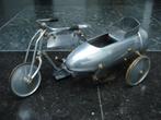 Te Koop  Motorfiets met zijspan, Antiek en Kunst, Antiek | Speelgoed, Ophalen of Verzenden