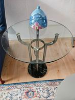 Salontafel Bijzettafel, Huis en Inrichting, Woonaccessoires | Wijnrekken, Ophalen, Zo goed als nieuw, Glas, 50 tot 75 cm