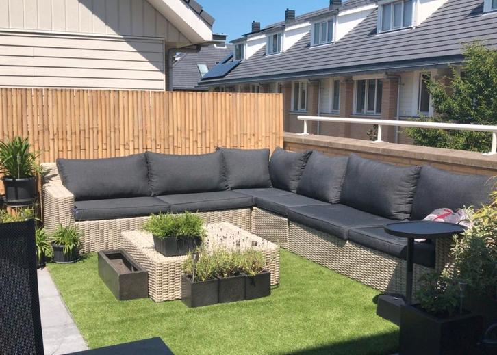 Loungeset, tuinset, hoekset!!, Tuin en Terras, Tuinsets en Loungesets, Zo goed als nieuw, Loungeset, Wicker, Meer dan 8 zitplaatsen
